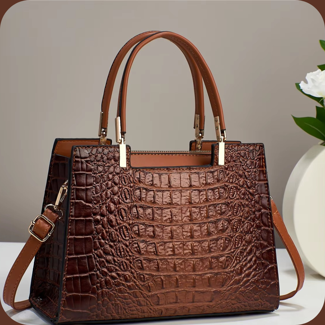 Borsa Croco-Chic da  Donna